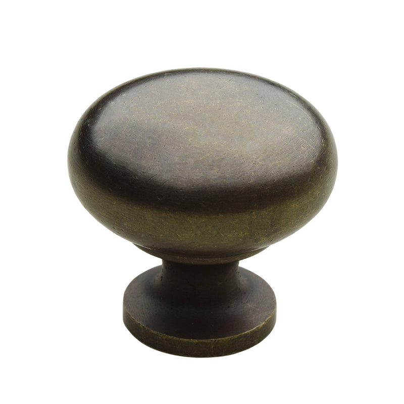 Antique Brass mushroom knob 32mm (1 1/4")