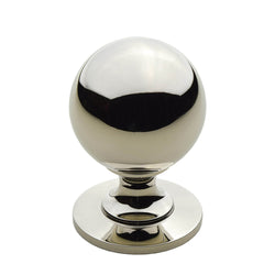 Elegant Round Knob - Nickel - Large