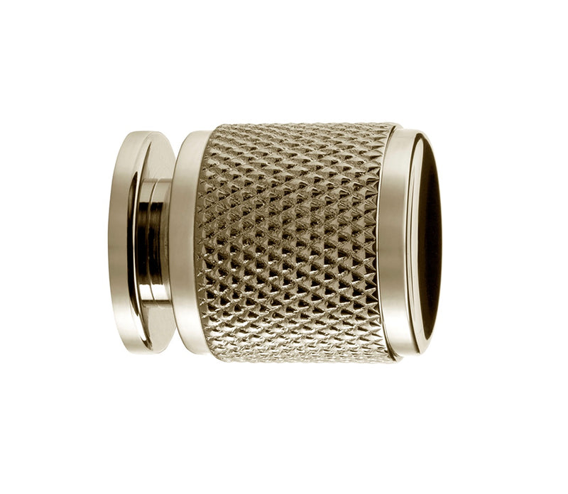 Knurled knob - 28.5mm - Polished Nickel