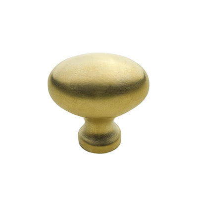 Oval Solid Brass Knobs